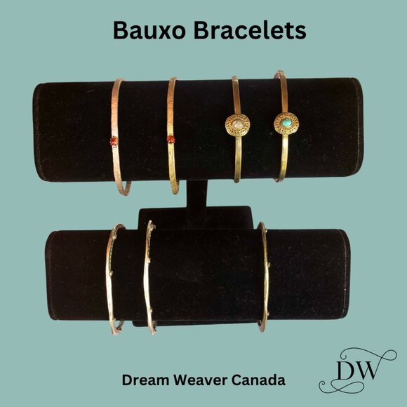 Brass Establish Bracelet with Turquoise Stone | Bauxo - Picture 5 of 5